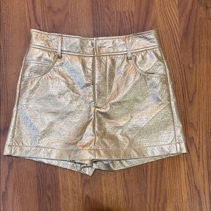 Glam Gold Metallic Skirt